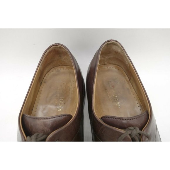 Cole Haan Grand OS Brown Leather Cap Toe Lace Up Oxfords Shoes Men\'s 10 M main image 6